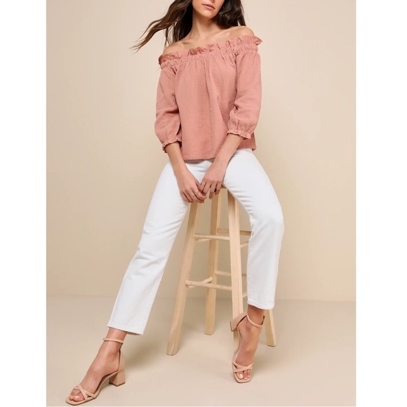 Lulu’s Off The Shoulder Top - Picture 4 of 7